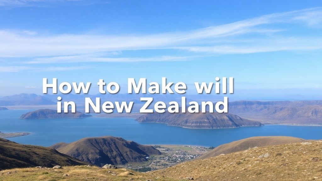 How to Make a Will in New Zealand 2026