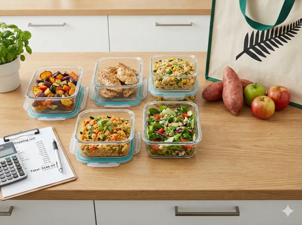 Meal Prepping in NZ: Feed a Family of 4 for Under $150 a Week