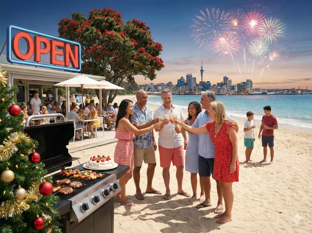 Christmas and New Year in New Zealand: Summer Traditions, Events and What’s Open