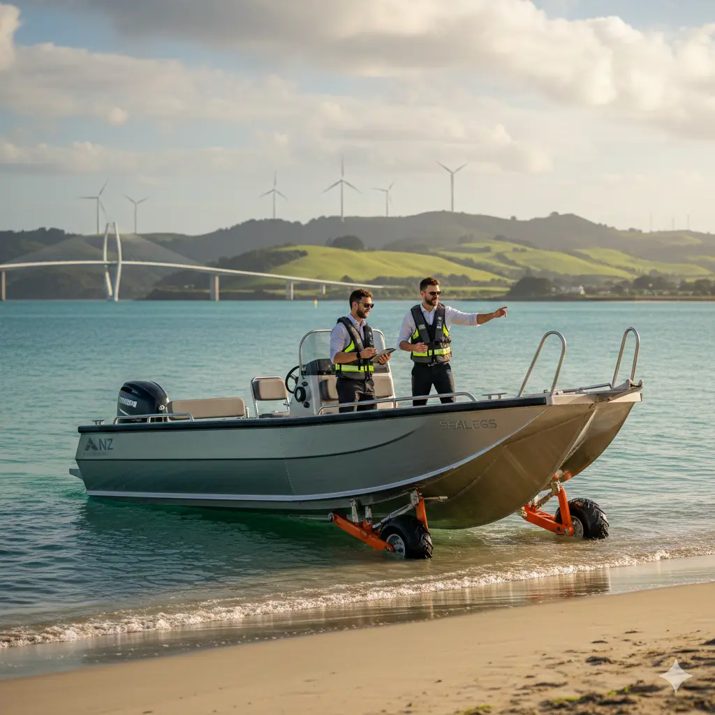 Kiwi Engineers Created the Sealegs Amphibious Boat