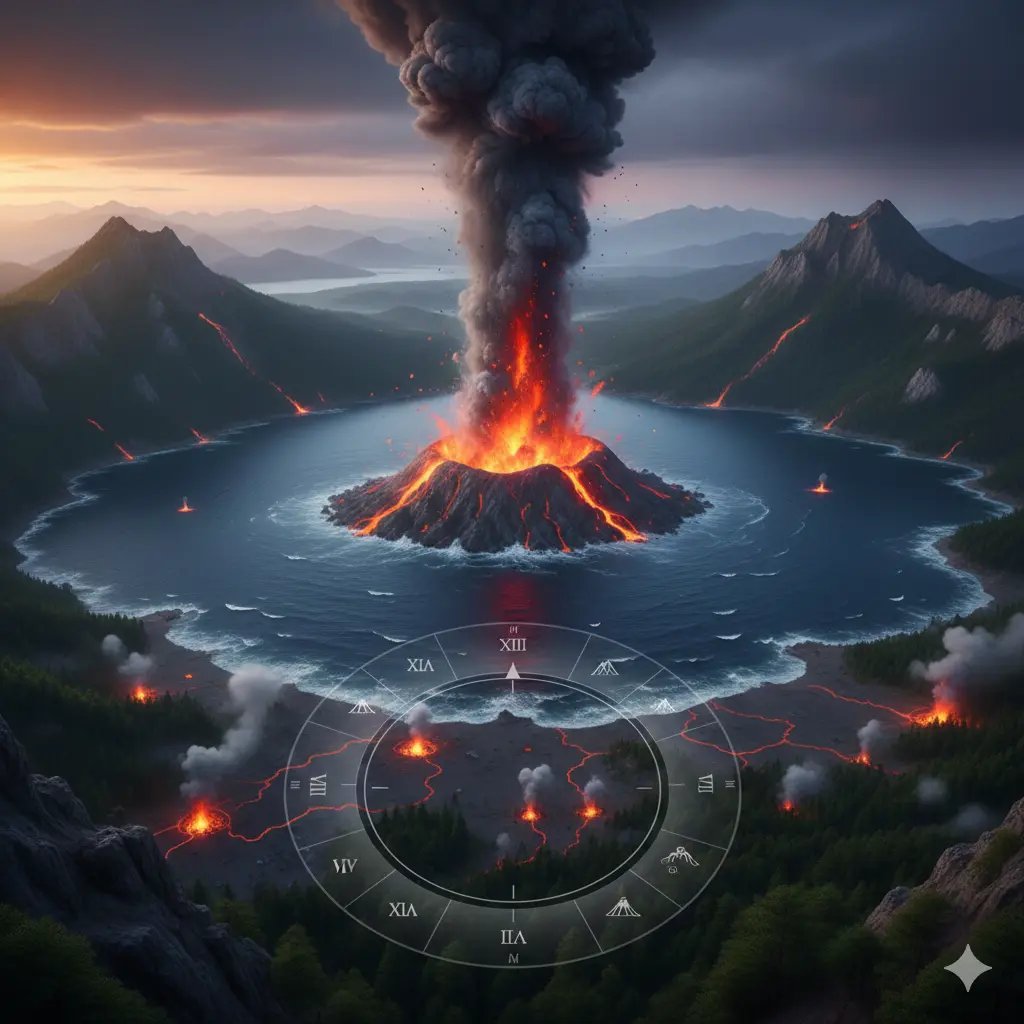 Lake Taupo Erupts Every 900-1000 Years on Average