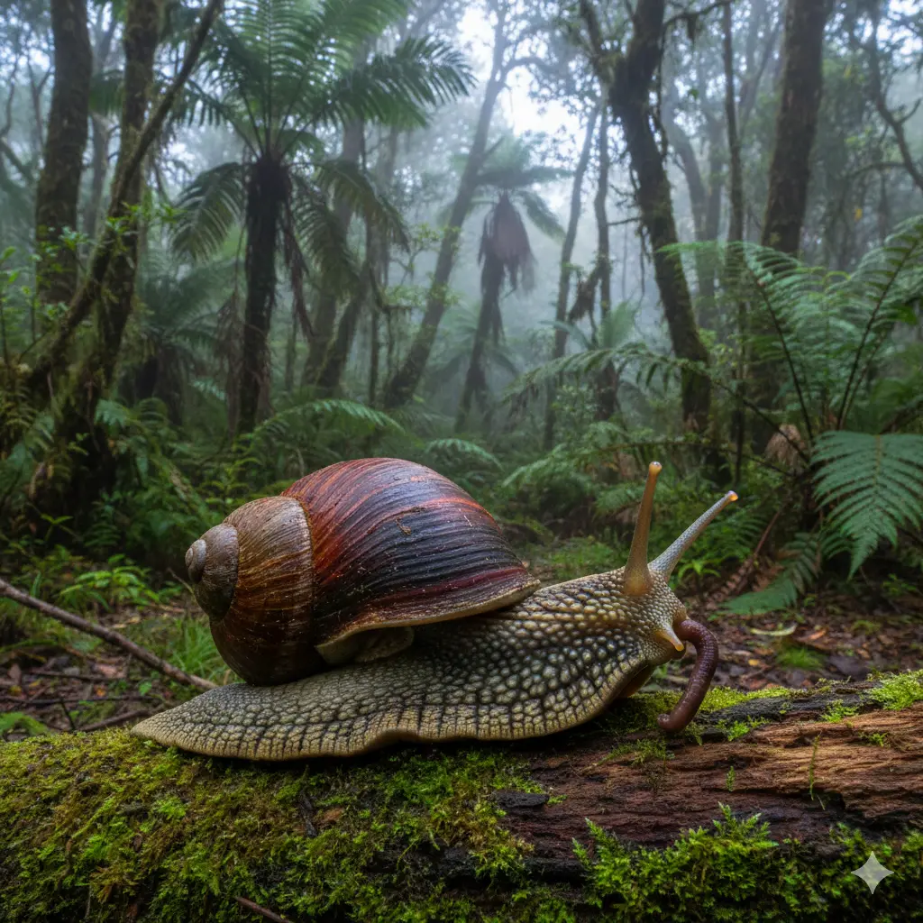 New Zealand Has Giant Carnivorous Land Snails