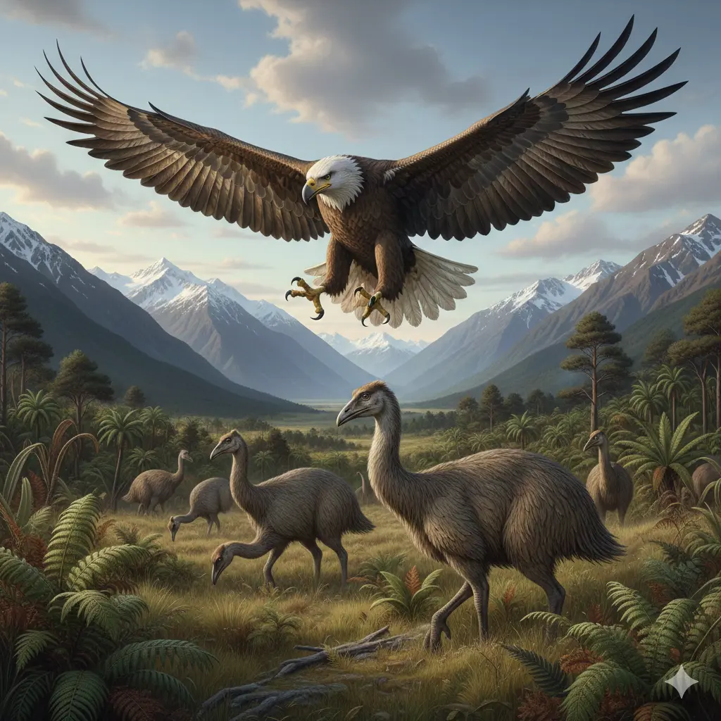 New Zealand Once Had a Giant Eagle That Hunted Moa