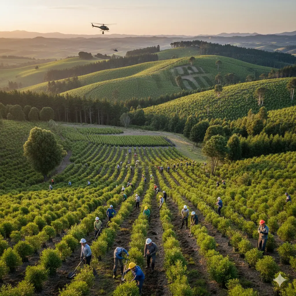 New Zealand Plants 100 Million Trees Per Year