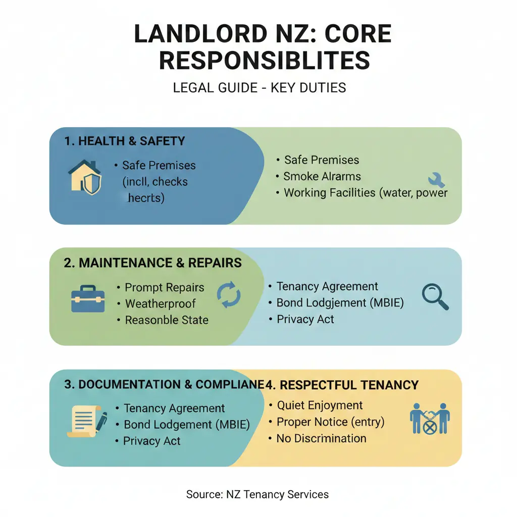 Infographic: Being a Landlord in NZ: Complete Legal Guide — key facts and figures at a glance