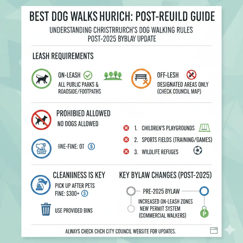 Infographic: Best Dog Walks Christchurch: Post-Rebuild Guide — key facts and figures at a glance