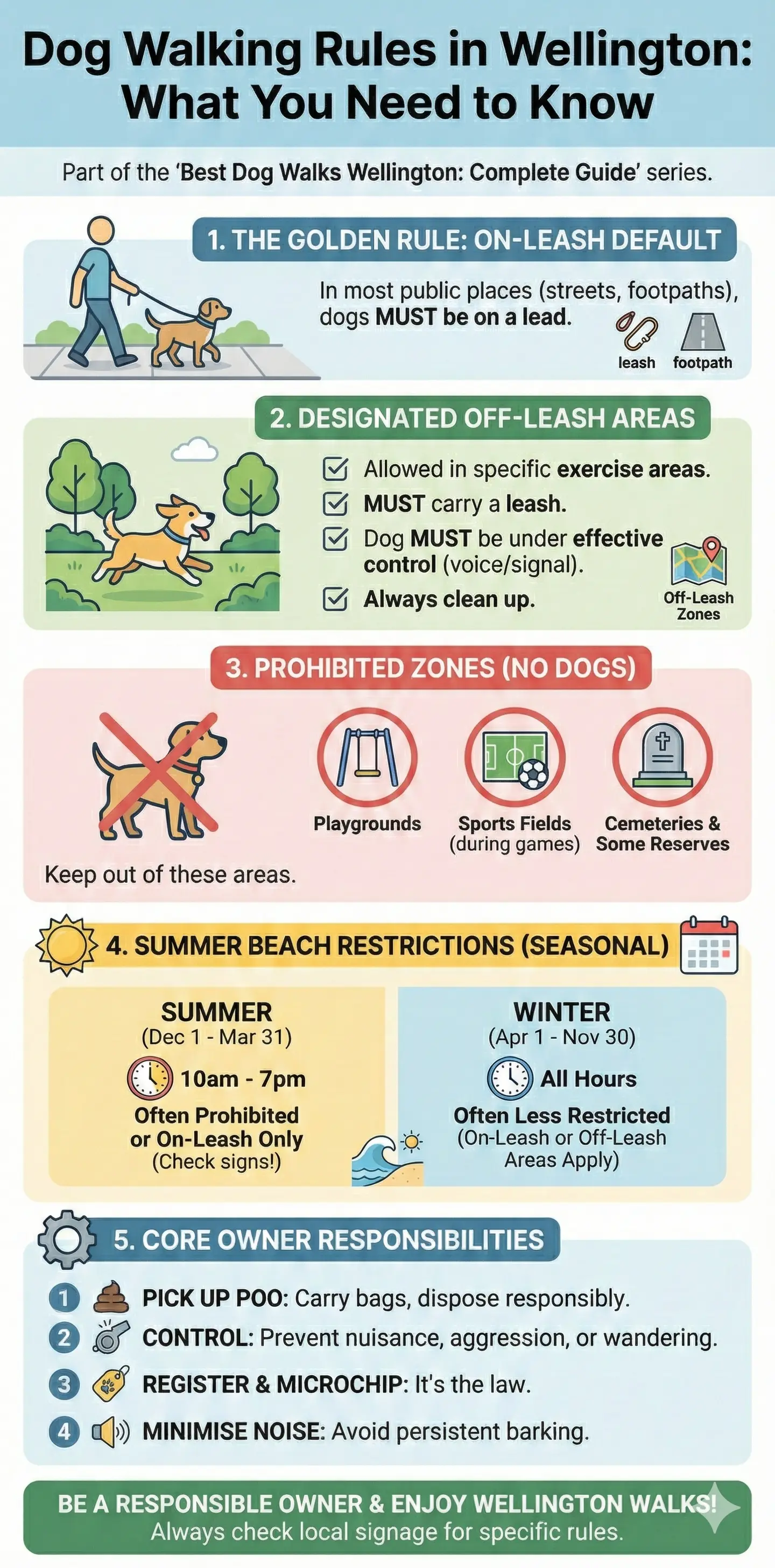 Infographic: Best Dog Walks Wellington: Complete Guide — key facts and figures at a glance