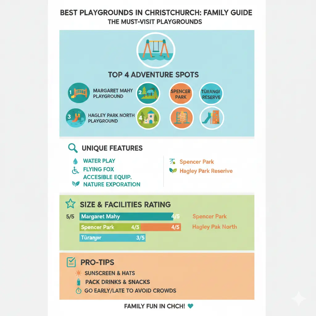 Infographic: Best Playgrounds in Christchurch: Family Guide — key facts and figures at a glance