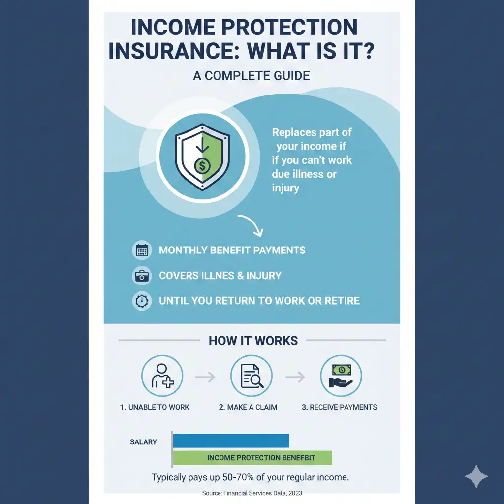 Infographic: Income Protection Insurance: A Complete Guide — key facts and figures at a glance