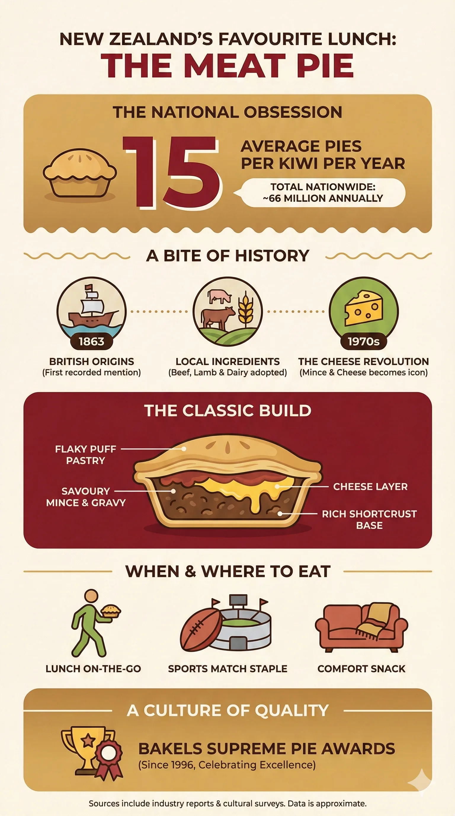 Infographic: Meat Pies Are a National Lunch Staple — key facts and figures at a glance