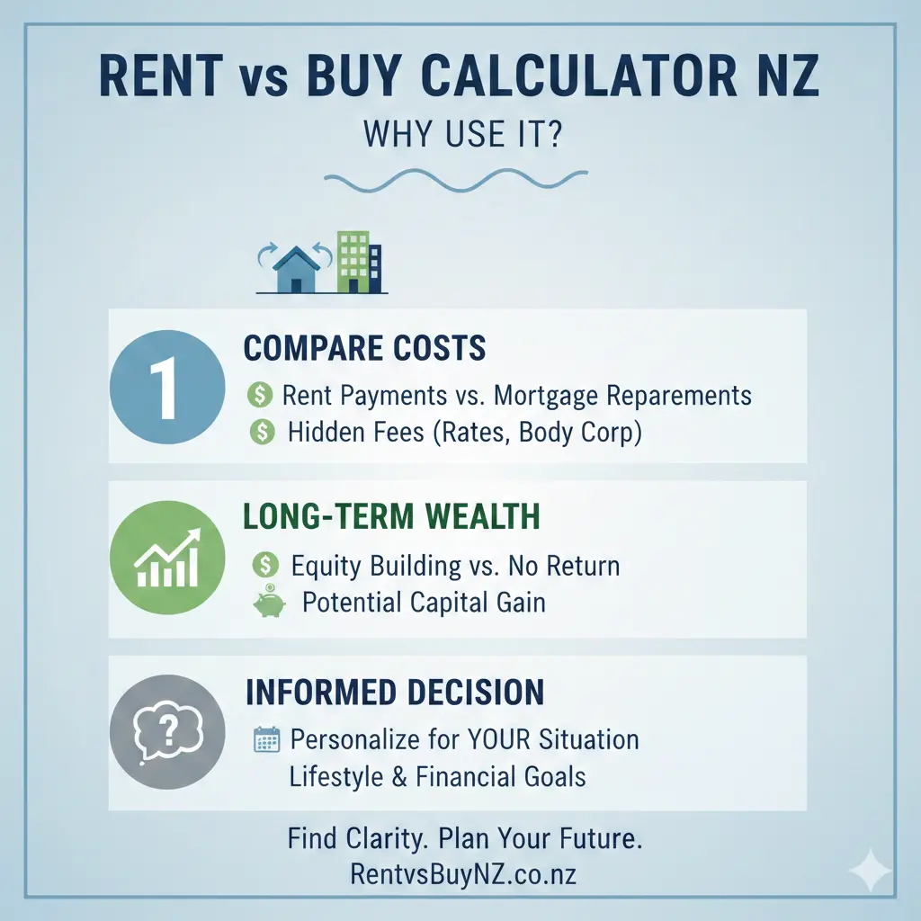 Infographic: Rent vs Buy Calculator: Should You Keep Renting? — key facts and figures at a glance