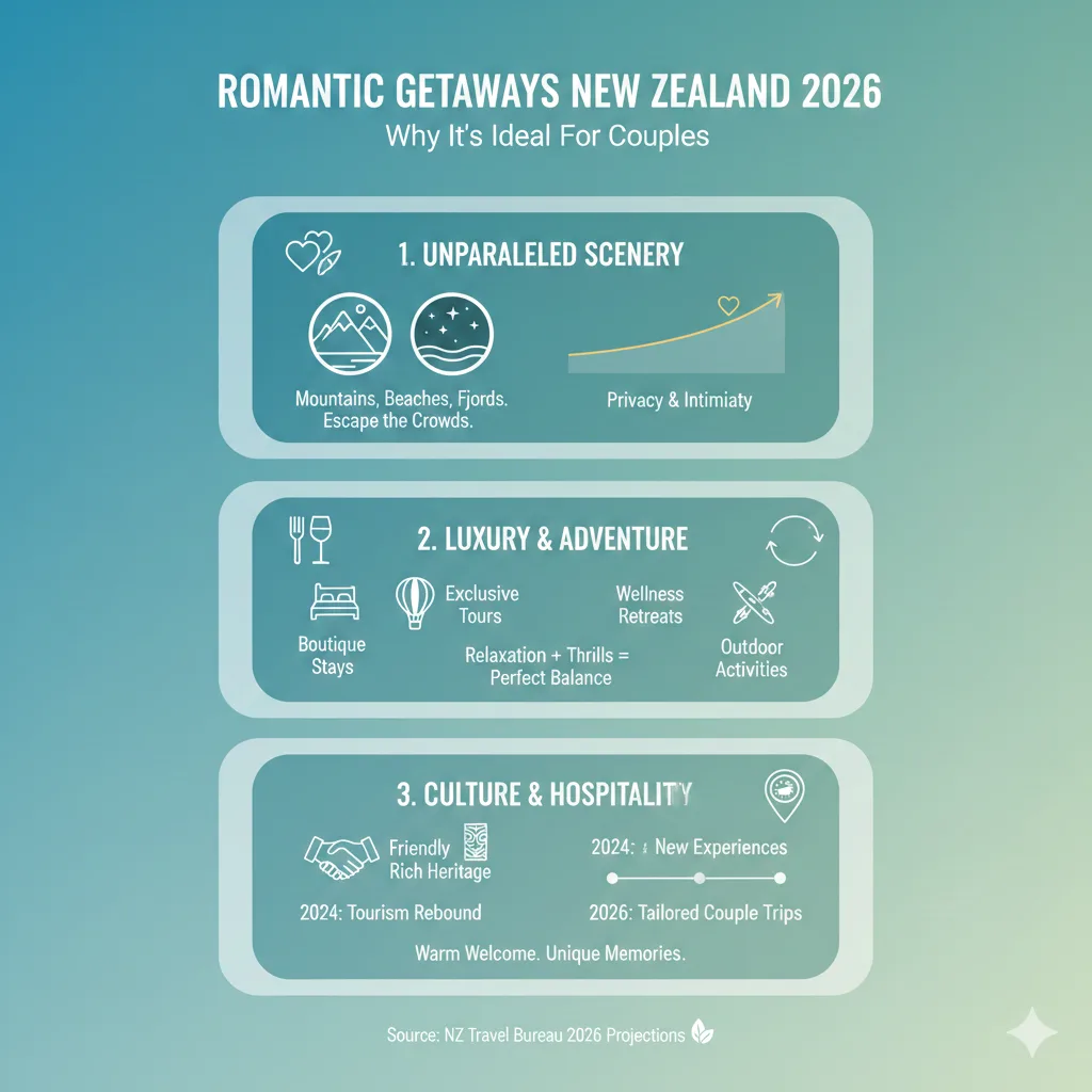 Infographic: Romantic Getaways in New Zealand: Top Couples Stays and Experiences — key facts and figures at a glance