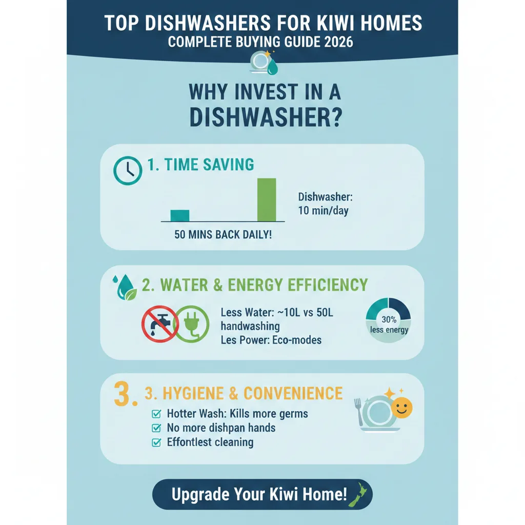 Infographic: Top Dishwashers for Kiwi Homes: Complete Buying Guide 2026 — key facts and figures at a glance