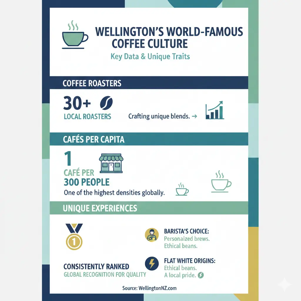 Infographic: Where to Eat in Wellington: Best Restaurants and Cafes — key facts and figures at a glance