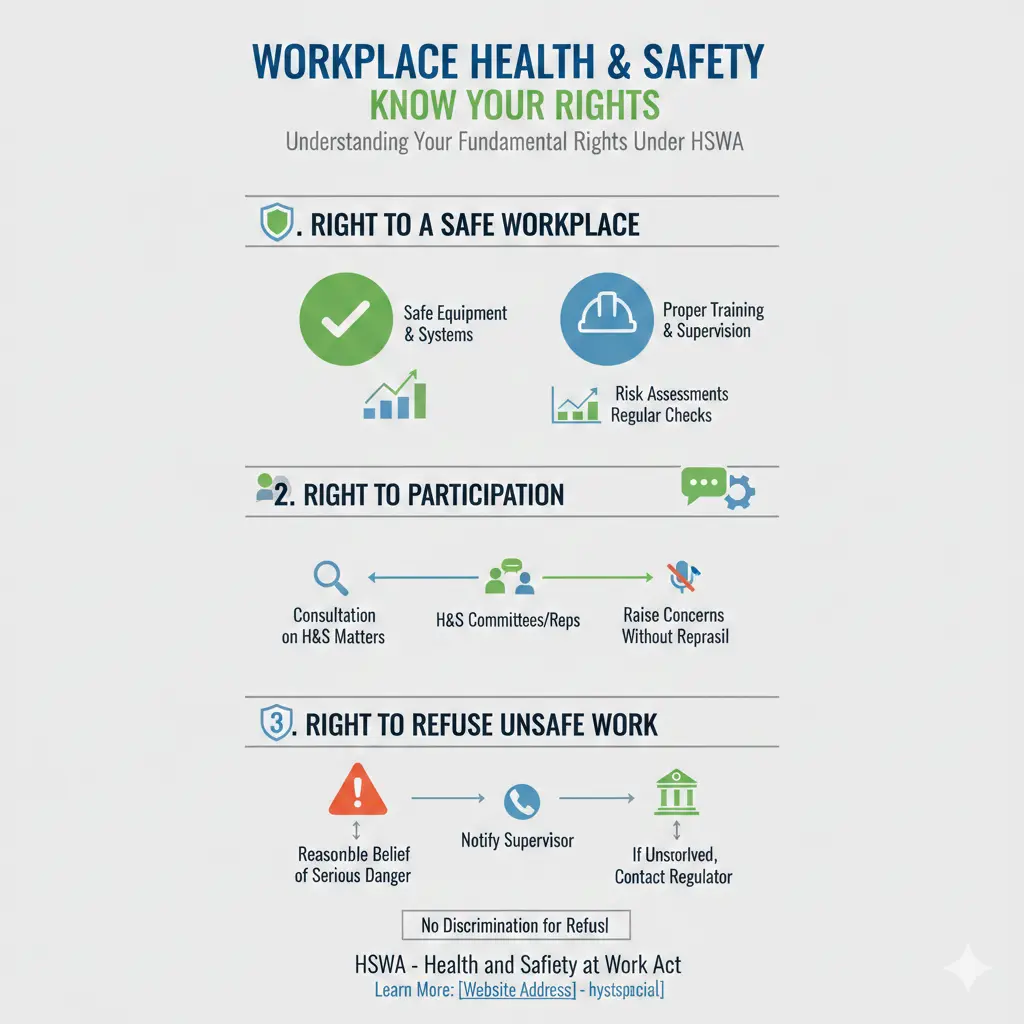 Infographic: Workplace Health and Safety for Workers: Know Your Rights โ key facts and figures at a glance